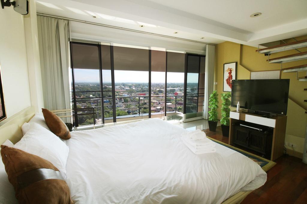Penthouse Galare Thong Tower Apartment Chiang Mai Exterior foto